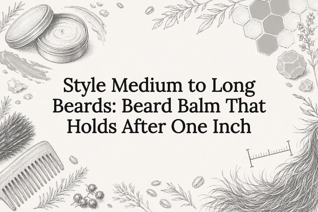 Style Medium to Long Beards: Beard Balm That Holds After One Inch