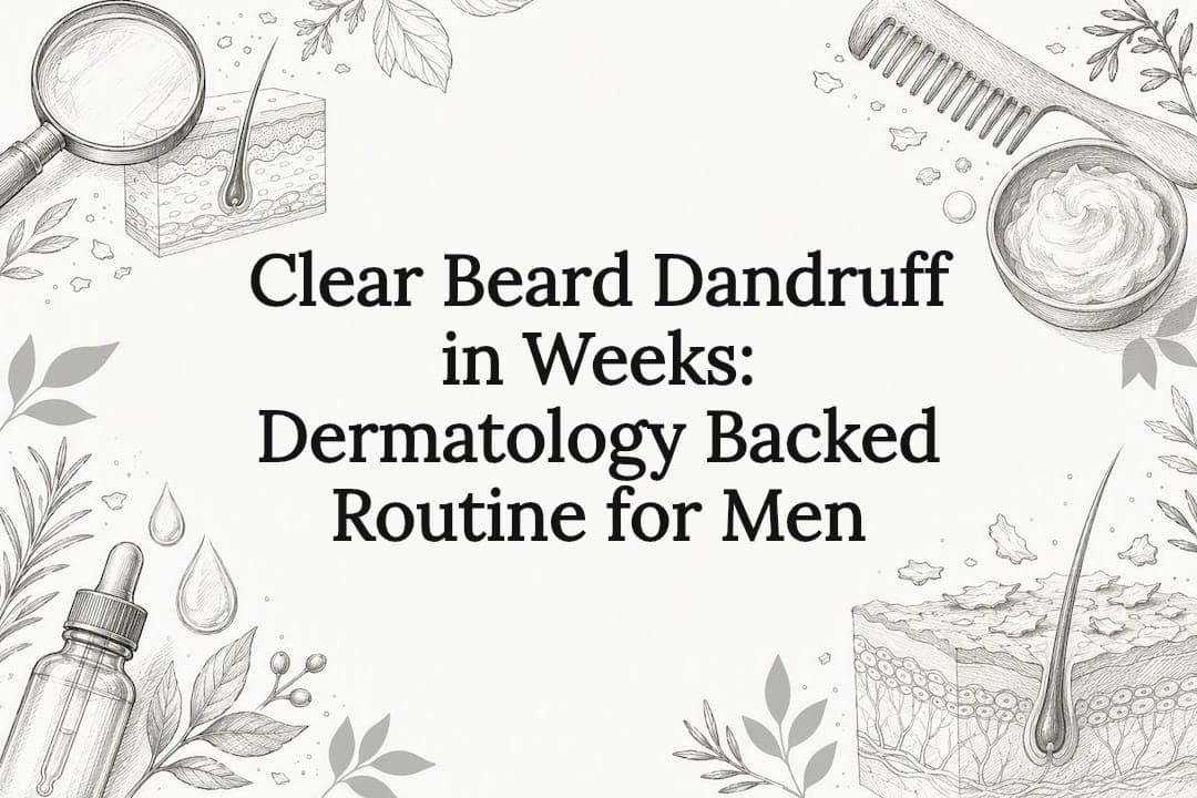 Clear Beard Dandruff in Weeks: Dermatology Backed Routine for Men