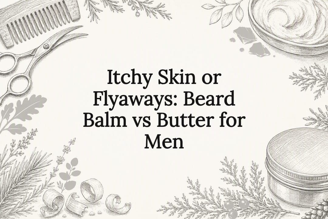 Itchy Skin or Flyaways: Beard Balm vs Butter for Men