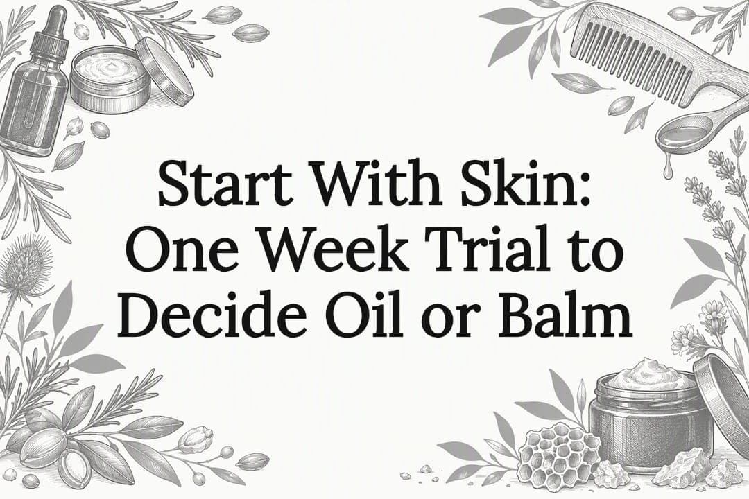 Start With Skin: One Week Trial to Decide Oil or Balm