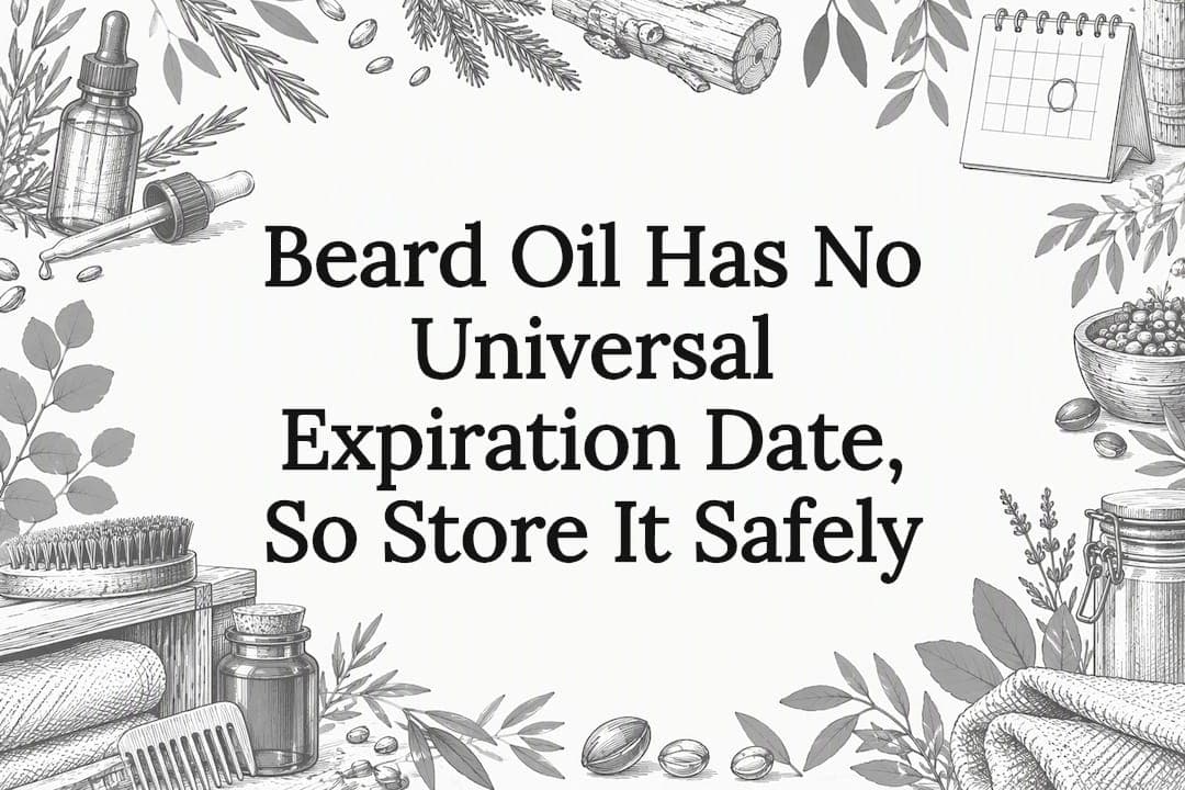 Beard Oil Has No Universal Expiration Date, So Store It Safely