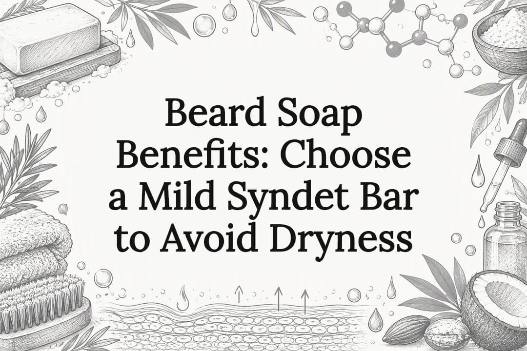 Beard Soap Benefits: Choose a Mild Syndet Bar to Avoid Dryness